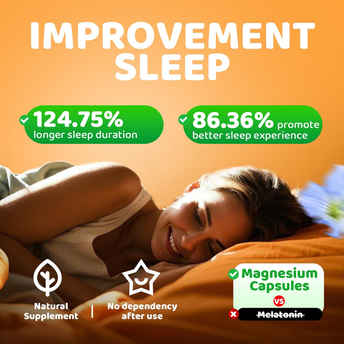 Triple Magnesium Complex Supplement - Magnesium Glycinate, Taurate & Malate with Omega3, GABA, Ashwagandha for Sleep, Muscle & Heart Support - Vegan, Non-GMO, 120 Capsules