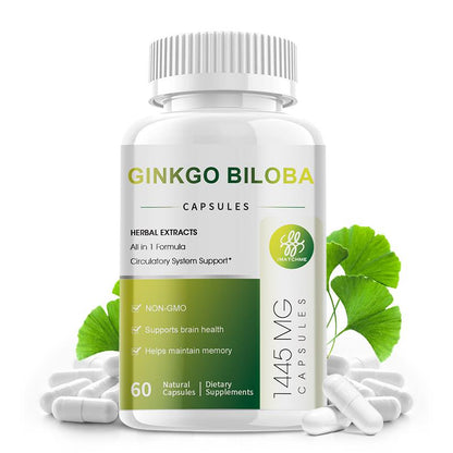 Ginkgo Biloba Capsules Herbal Extracts