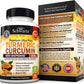 Turmeric Curcumin Capsules Dietary Supplements 2000mg with Bioperine