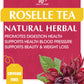 iMATCHME Natural Roselle Tea Rich in vitamin C and Anthocyanins Strengthens the Immune System, Skin Beauty, Promotes Digestion