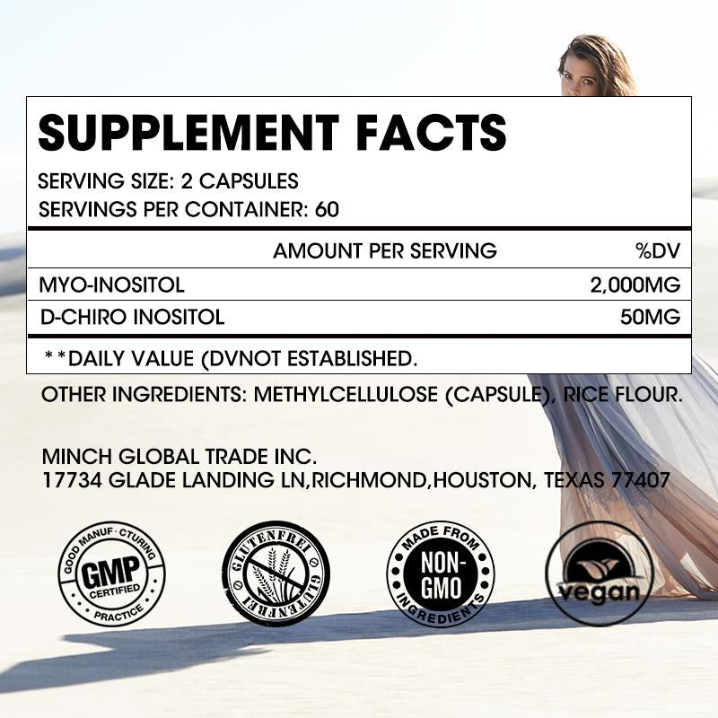 MYO D-CHIRO INOSITOL Dietary Supplement Capsules