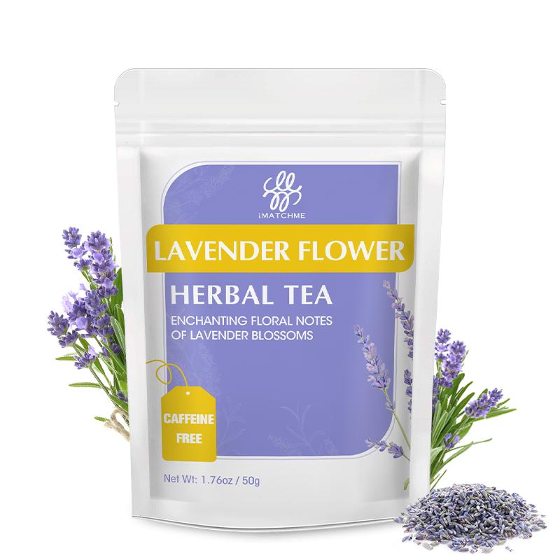 Organic Lavender Tea - Herbal Tea - Loose Leaf Stress Relief &amp; Help Sleep Caffeine Free