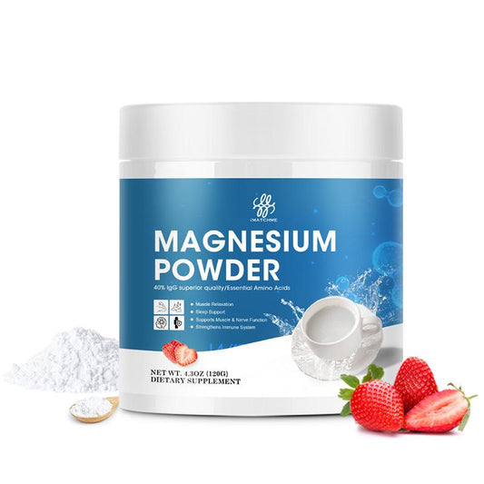 iMatchme Magnesium Powder Strawberry Flavor Dietary Supplement