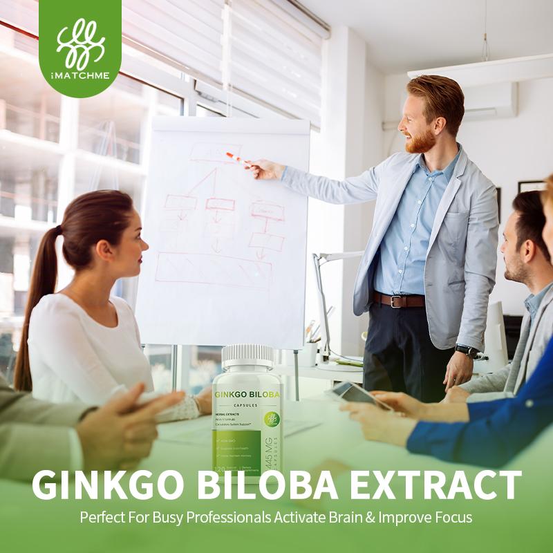 Ginkgo Biloba Capsules Herbal Extracts