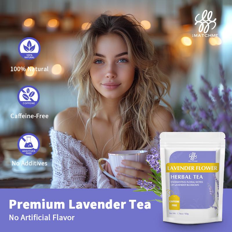 Organic Lavender Tea - Herbal Tea - Loose Leaf Stress Relief &amp; Help Sleep Caffeine Free