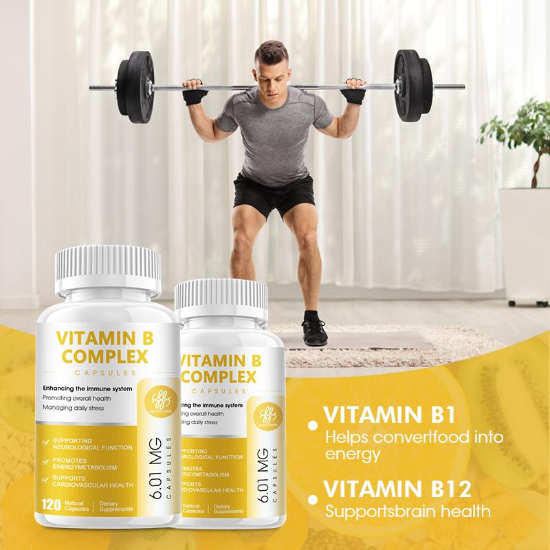 Vitamin B Complex Capsules For Enhancing the Immune System