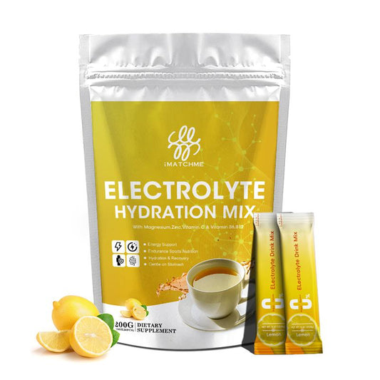 Electrolyte Hydration Mix Tea Dietary Supplement 200G Lemon Flavor